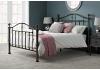 4ft6 Double Viceroy Traditional, Black Nickel Metal Bed Frame 8